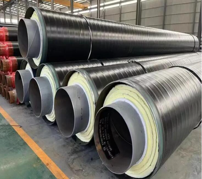 白沙钢套钢蒸汽保温管